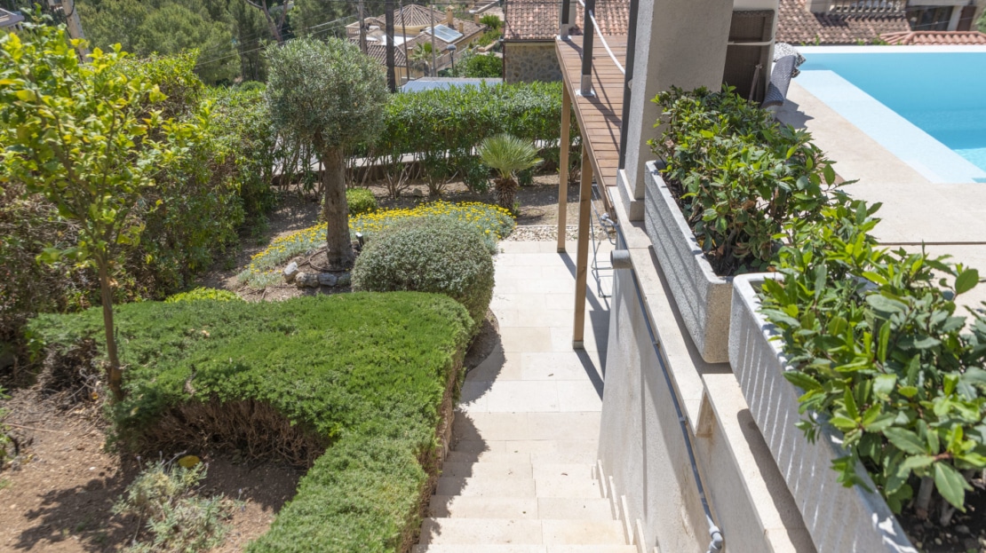 V-3902 Costa d'en Blanes Moderne Villa mit Garten, traumhaftem Meerblick in ruhiger Lage von Costa d'en Blanes