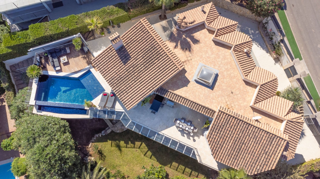 V-4250 Santa Ponsa Moderne Villa mit atemberaubendem Weitblick bis auf die Bucht von Santa Ponsa