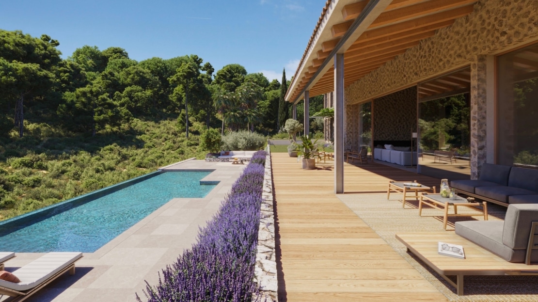 V-4446 PROJEKT! Einzigartige Villa auf höchstem Nivau mit Pool, herrlichem Ausblick in Santa Maria 9