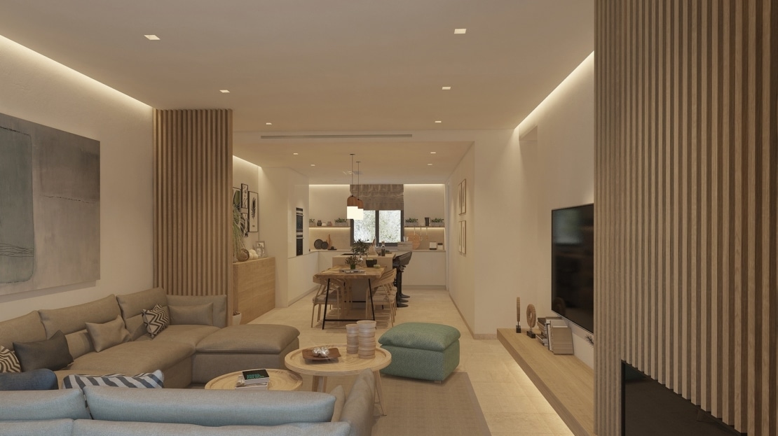 P-3109_3 PROJEKT! Penthouse mit privater Pool-Terrasse und Meerblick in neuem Apartmentkomplex in Santa Ponsa