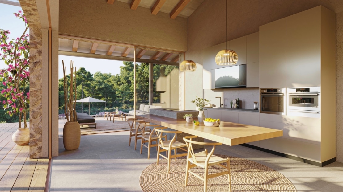 V-4446 PROJEKT! Einzigartige Villa auf höchstem Nivau mit Pool, herrlichem Ausblick in Santa Maria 1