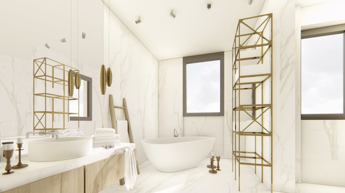 V-4595 PROJEKT! Luxus Villa mit Meerblick zur Mitgestaltung in ruhiger Lage von Cala Vinyas