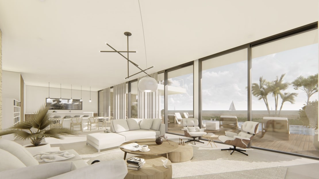 V-4595 PROJEKT! Luxus Villa mit Meerblick zur Mitgestaltung in ruhiger Lage von Cala Vinyas