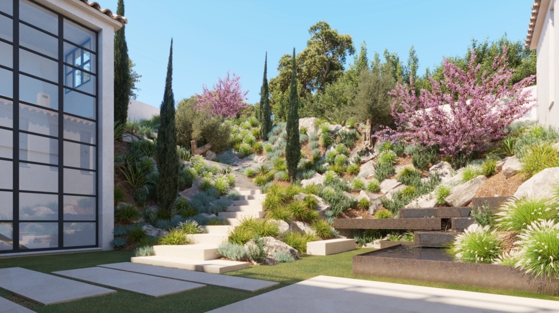 V-4217 PROJEKT! Prachtvolle Luxus-Villa mit atemberaubenden Meerblick, in Alt Bendinat, im Südwesten der Insel 7