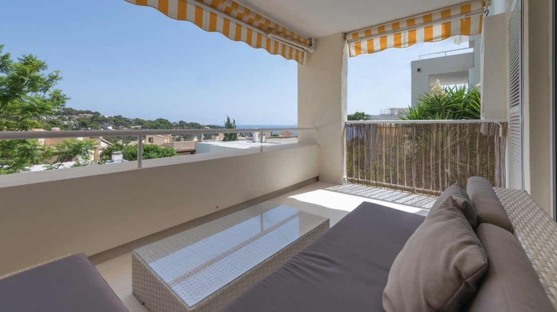 A-4743 Kernsaniertes Meerblick-Apartment in ruhiger Lage und Meeresnähe, in Santa Ponsa