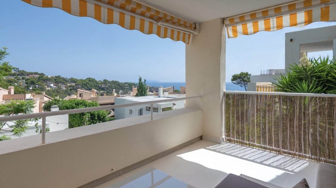 A-4743 Kernsaniertes Meerblick-Apartment in ruhiger Lage und Meeresnähe, in Santa Ponsa