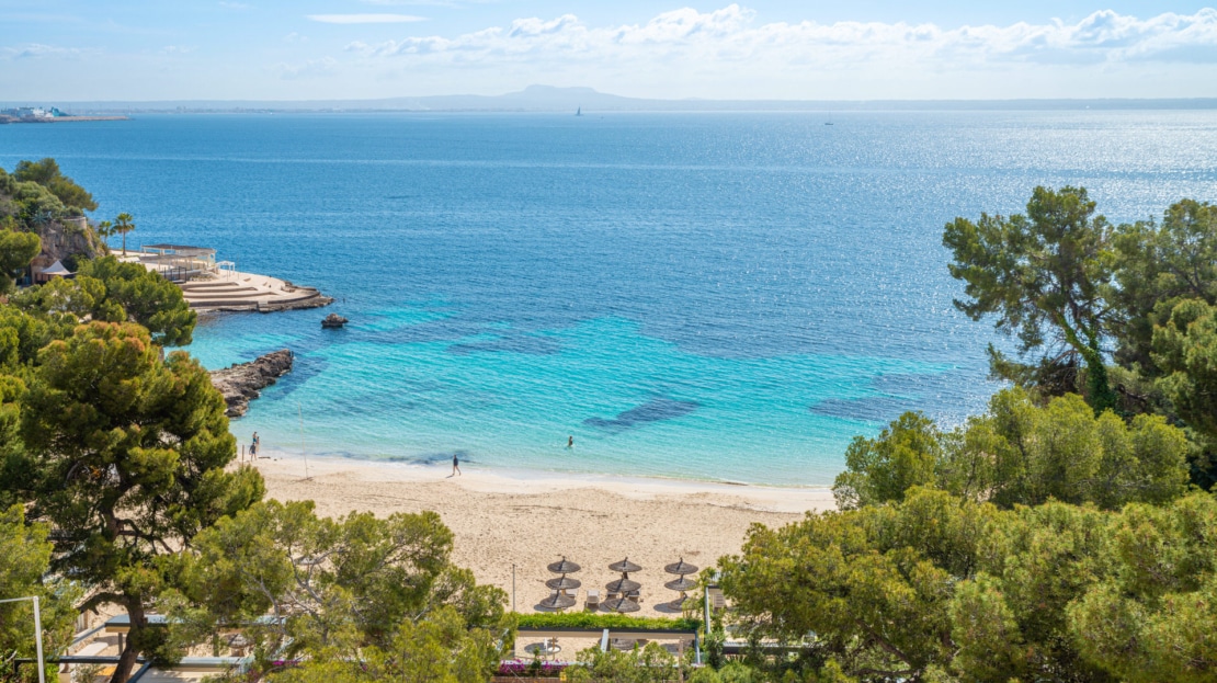 A-1962 Wunderschönes Apartment in 1. Meereslinie mit direktem Meerzugang in Illetas