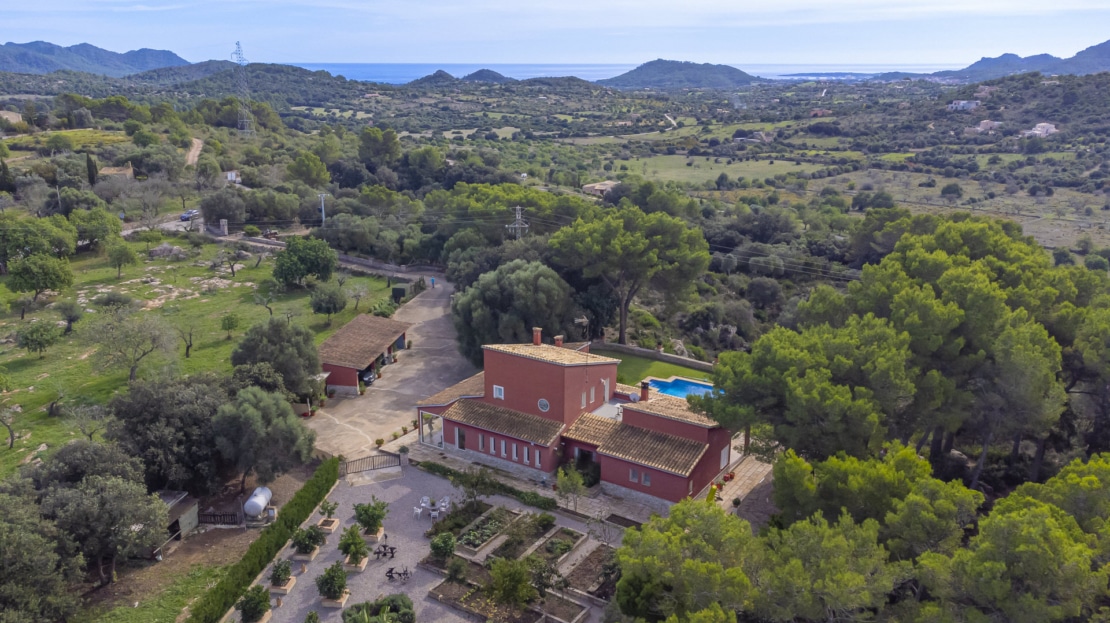 4881 Elegante, mediterrane Finca in Son Servera bei Artà, auf großem Grundstück, mit Panoramablick