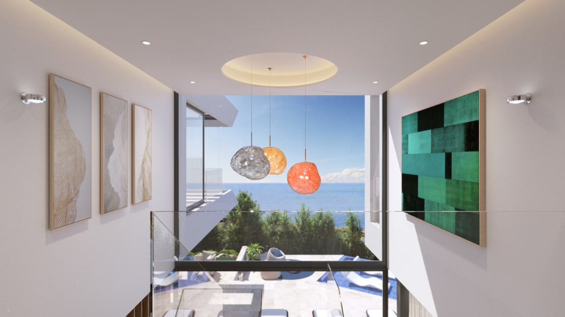 V-4802 PROJEKT! Fantastische Villa in Nova Santa Ponsa mit atemberaubendem Panorama Meer- und Hafenblick 8