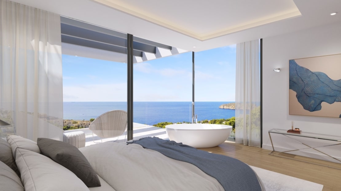 V-4802 PROJEKT! Fantastische Villa in Nova Santa Ponsa mit atemberaubendem Panorama Meer- und Hafenblick 16