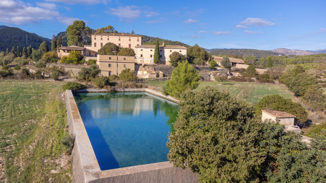 F-4112 INVESTITION! Landgut in Establiments aus dem 17. JHD. mit herrlichem Weitblick, nah zu Palma