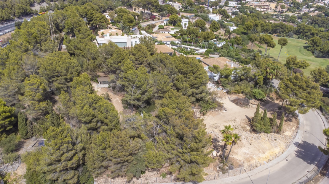 G-4684 Herrliches Grundstück in Bendinat Golf mit Meerblick, Privatsphäre & Baulizenz