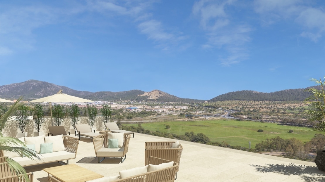 A-3109_2 PROJEKT! Komfortables Apartment mit großer Terrasse und schöner Gemeinschaftsanlage in Santa Ponsa