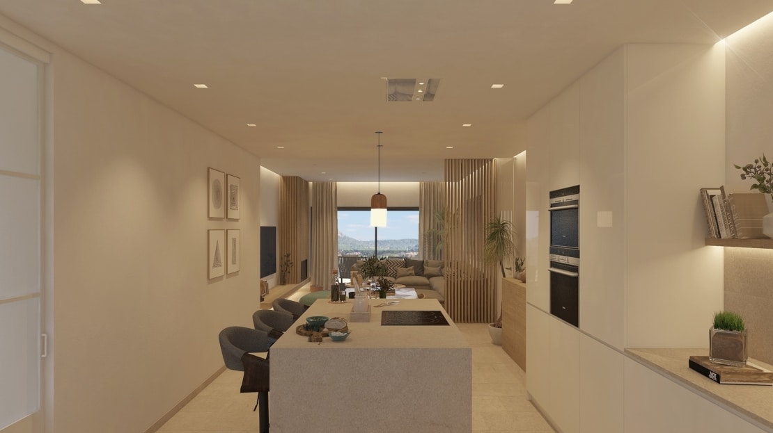 A-3109_2 PROJEKT! Komfortables Apartment mit großer Terrasse und schöner Gemeinschaftsanlage in Santa Ponsa