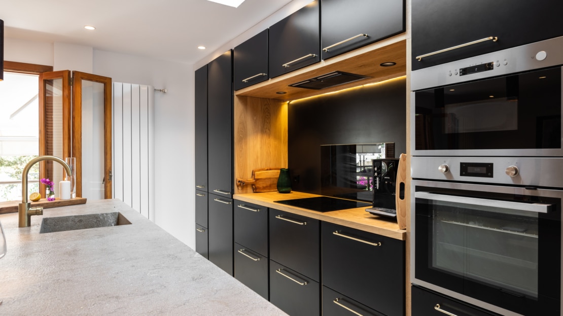 5051 Edle Duplex Dachgeschosswohnung in Bonanova mit Fern-Meerblick