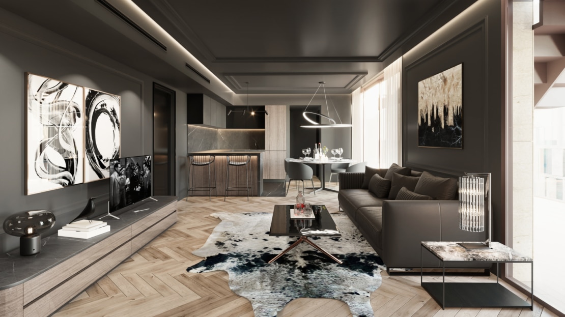 NEUBAU! Luxusriöses Apartment mit Terrasse und Mitspracherecht bei der Gestaltung, mitten in Palma