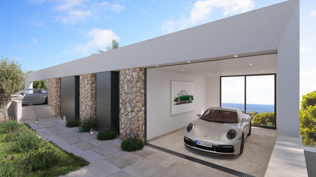 V-4802 PROJEKT! Fantastische Villa in Nova Santa Ponsa mit atemberaubendem Panorama Meer- und Hafenblick 6