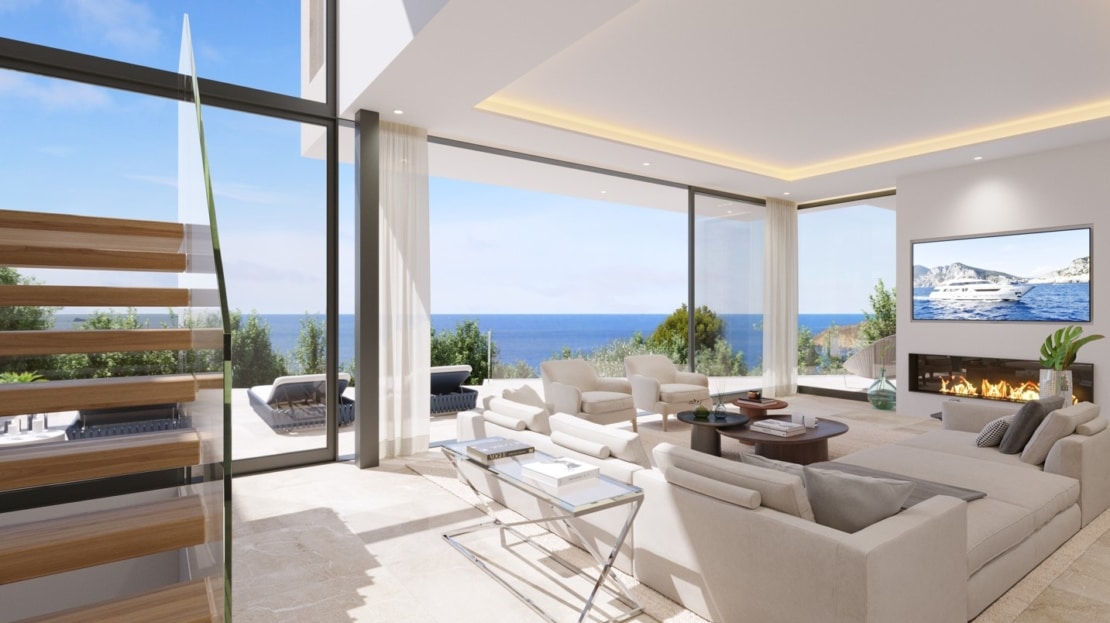 V-4802 PROJEKT! Fantastische Villa in Nova Santa Ponsa mit atemberaubendem Panorama Meer- und Hafenblick 15