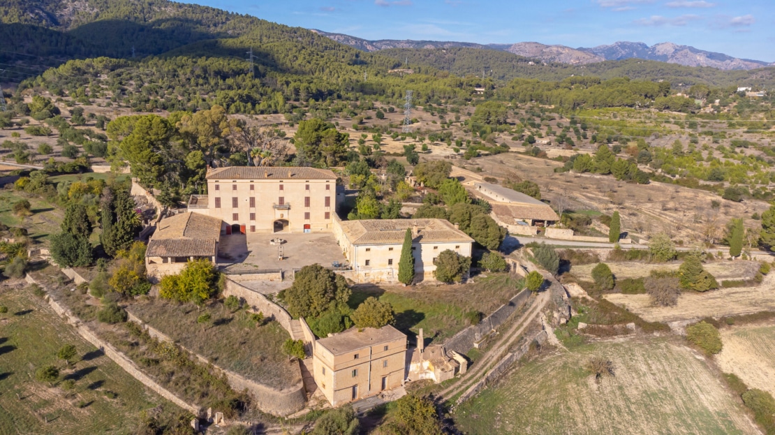 F-4112 INVESTITION! Landgut in Establiments aus dem 17. JHD. mit herrlichem Weitblick, nah zu Palma