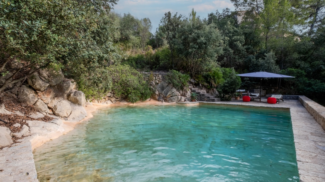 F-4366-98 Charmante Finca in Andratx mit Pool, viel Privatsphäre und Fern-Meerblick