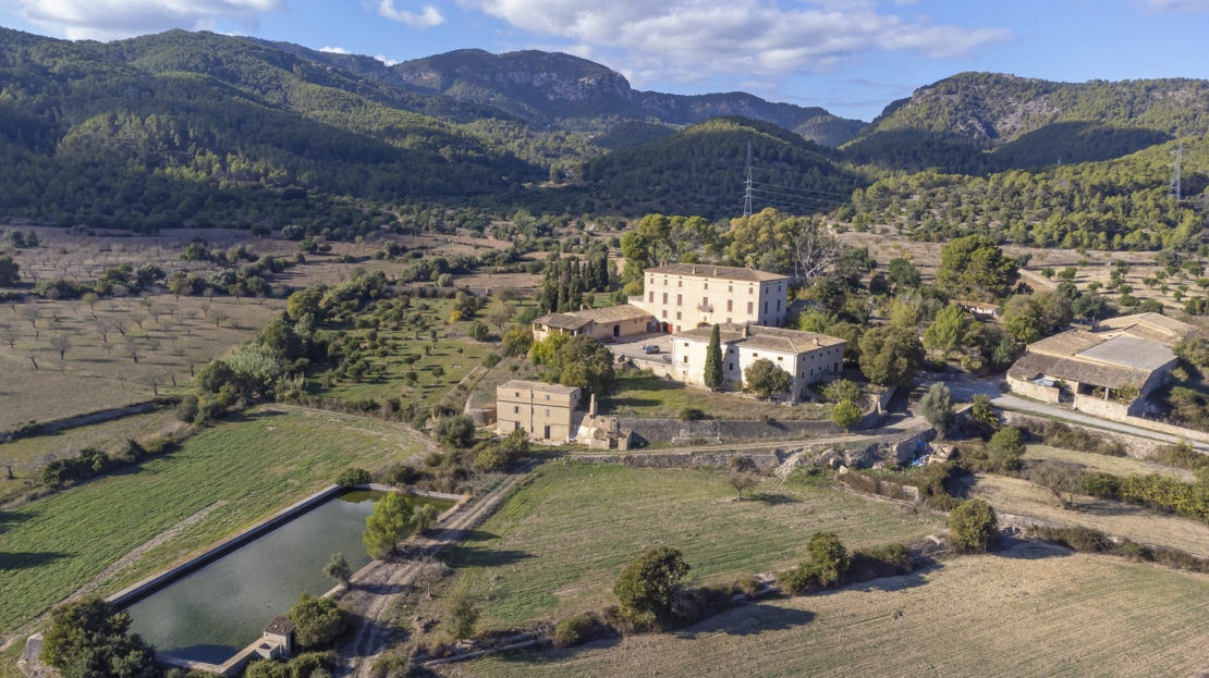 F-4112 INVESTITION! Landgut in Establiments aus dem 17. JHD. mit herrlichem Weitblick, nah zu Palma