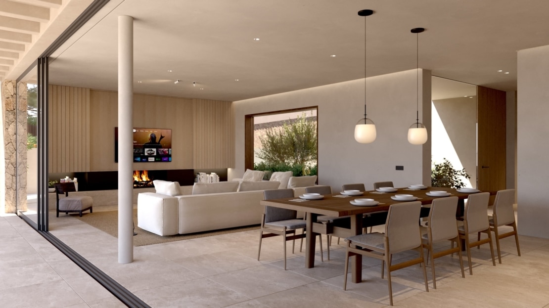 5119 Schlüsselfertige Designer-Villa in Cas Catala mit Panorama Meerblick 7