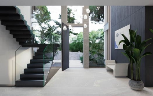 V-4682-121 PROJEKT! Spektakuläre Luxusvilla in Bendinat mit herrlichem Golf- und Meerblick