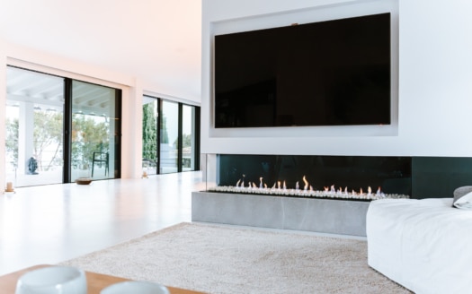 V-4715 Villa in Costa den Blanes mit elegantem, klaren Design und fantastischem Meerblick