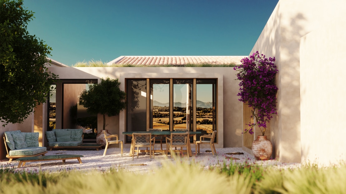 5170 Grundstück in Lloret De Vistalegre mit Finca Projekt und Baulizenz 3