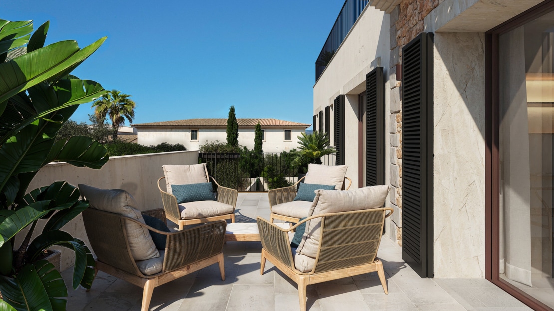 5172 Dorfhaus in Ses Salines mit fantastischem Fernblick bis zum Meer 9