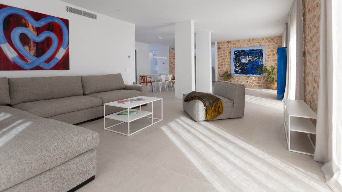 4933 Villa in Son Moja bei Santanyi mit großem Pool und Teil-Meerblick