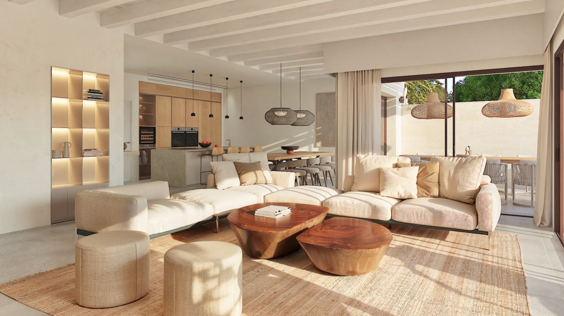 5172 Dorfhaus in Ses Salines mit fantastischem Fernblick bis zum Meer 29