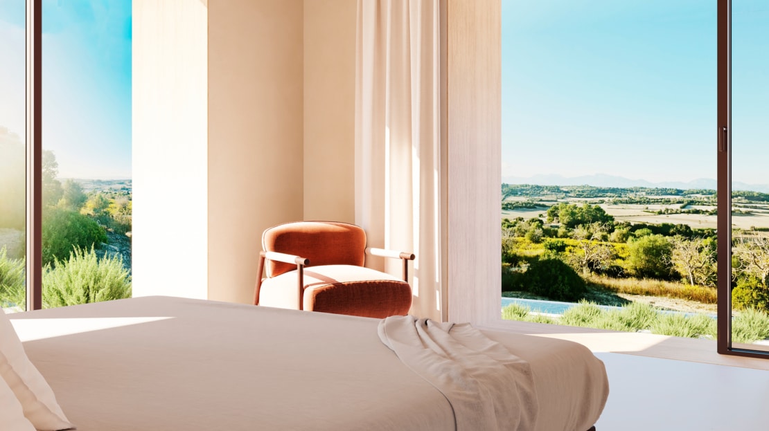 5170 Grundstück in Lloret De Vistalegre mit Finca Projekt und Baulizenz 5