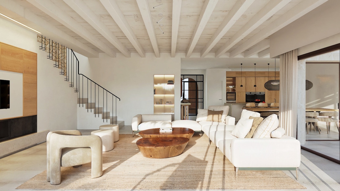 5172 Dorfhaus in Ses Salines mit fantastischem Fernblick bis zum Meer 25