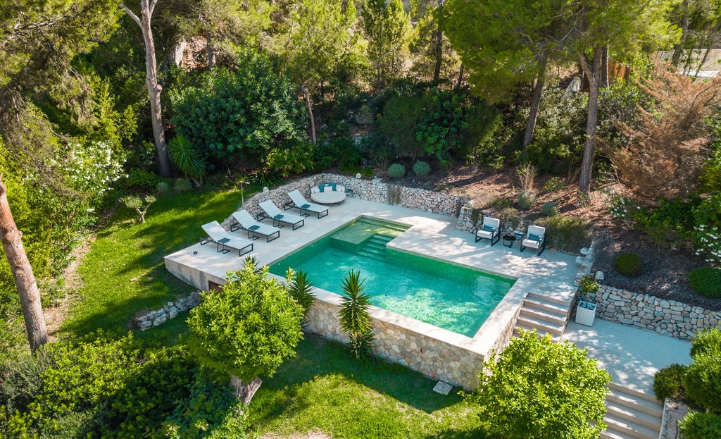 5011 Traumhafte Luxus Villa in Port Andratx mit Privatsphäre  und Blick auf die Berge der Cala Moragues