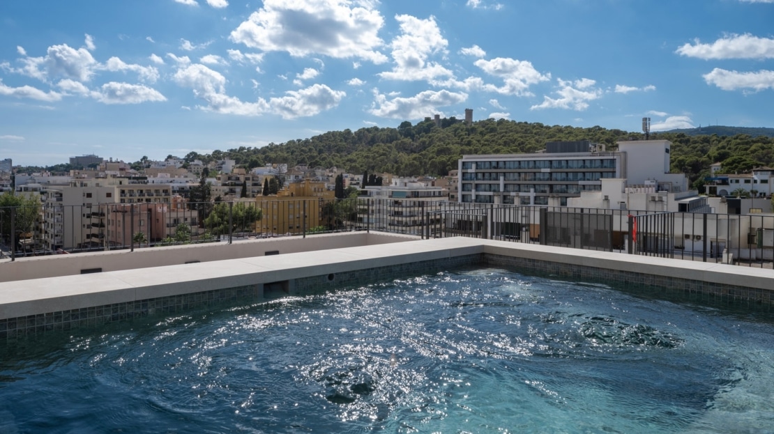 P-3637_9 Fantastisches Penthouse in Son Armadams mit Dachterrasse und privatem Pool 1