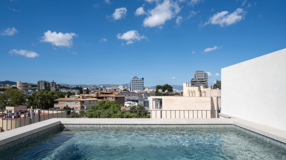 P-3637_9 Fantastisches Penthouse in Son Armadams mit Dachterrasse und privatem Pool 2