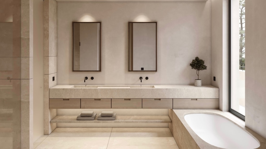 5119 Schlüsselfertige Designer-Villa in Cas Catala mit Panorama Meerblick 12