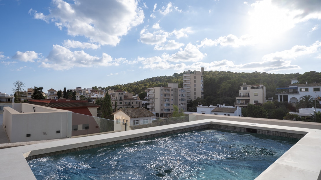 P-2952_7 Exklusives Penthouse in Palma, Son Armadams, mit Dachterrasse und privatem Pool  12