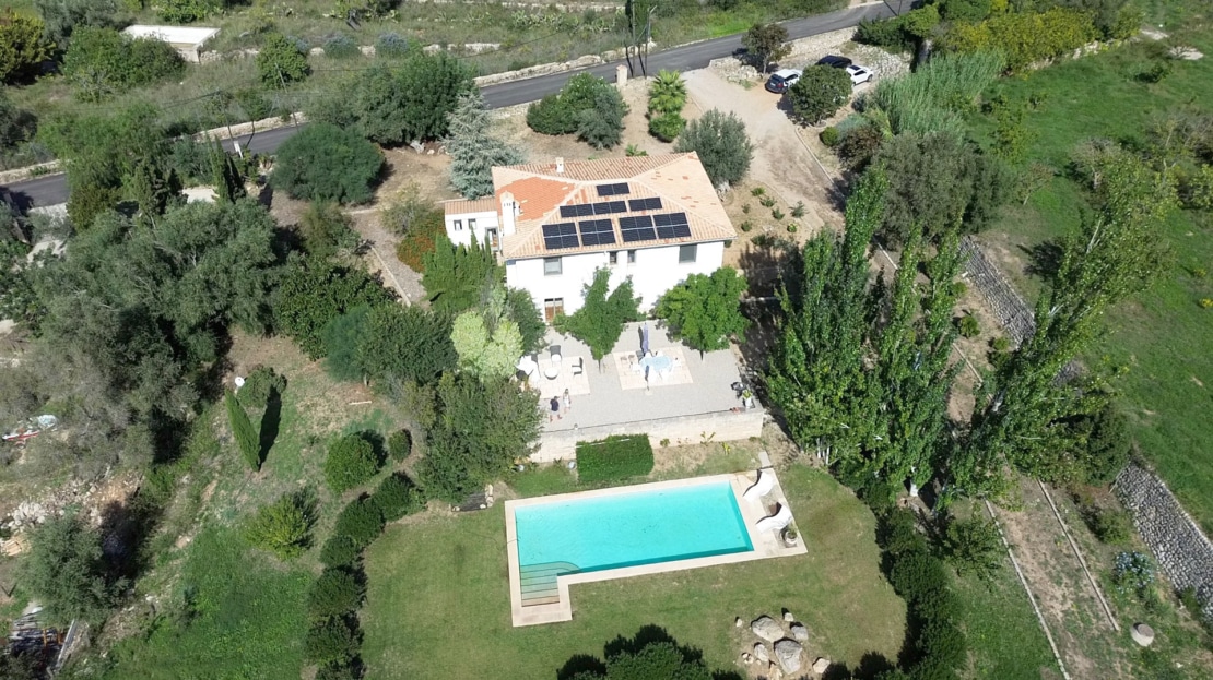 4938 Country house on large plot near Esporles with pool and stunning mountain v