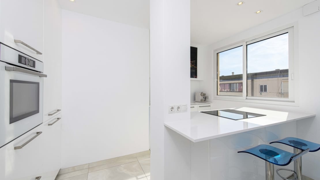 P-4445 Großräumiges Penthouse mit weitläufiger Terrasse und herrlichem Meerblick, nah zur Altstadt von Palma