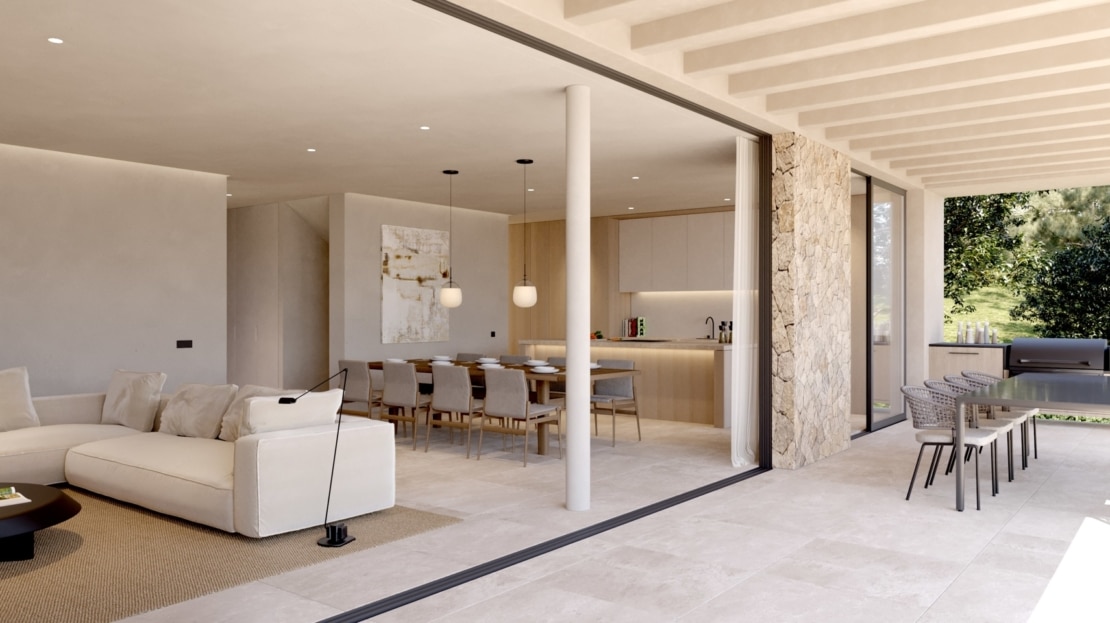 5119 Schlüsselfertige Designer-Villa in Cas Catala mit Panorama Meerblick 6