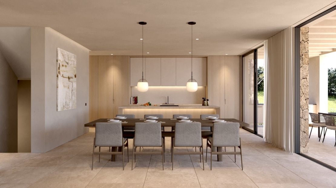 5119 Schlüsselfertige Designer-Villa in Cas Catala mit Panorama Meerblick 11