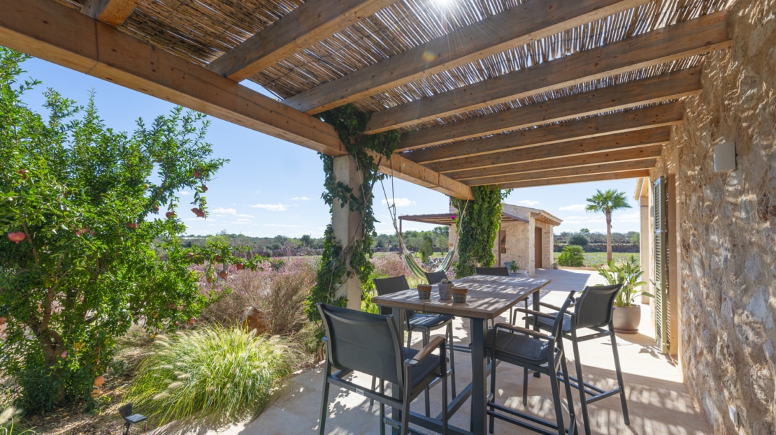 F-4860 Fantastic natural stone finca in Ses Salines with absolute privacy, large pool and panoramic views31