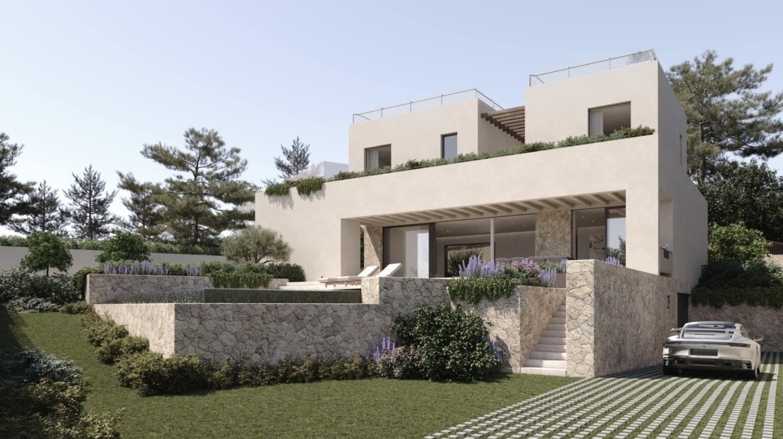 5119 Schlüsselfertige Designer-Villa in Cas Catala mit Panorama Meerblick 1