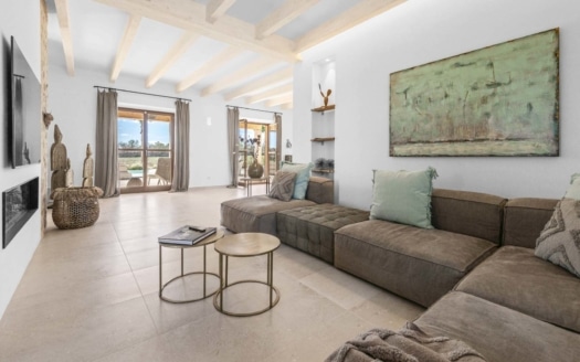 F-4860 Fantastic natural stone finca in Ses Salines with absolute privacy, large pool and panoramic views29