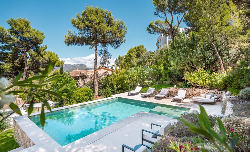 5011 Traumhafte Luxus Villa in Port Andratx mit Privatsphäre  und Blick auf die Berge der Cala Moragues