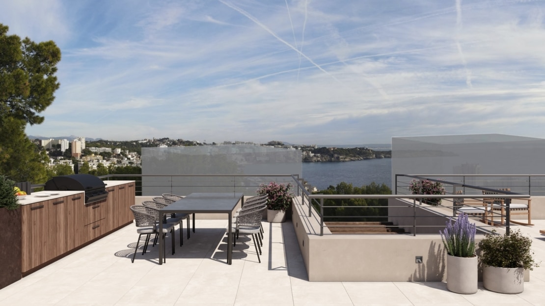 5119 Schlüsselfertige Designer-Villa in Cas Catala mit Panorama Meerblick 1