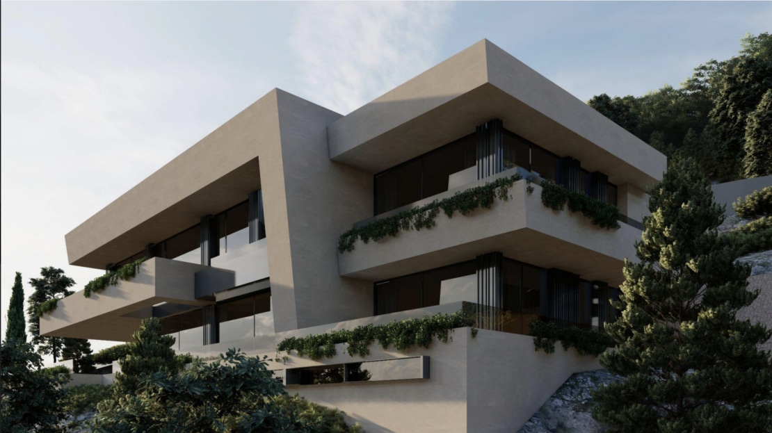 G-4113 PROJEKT! Top Grundstück in Son Vida mit Luxus-Villen-Projekt der Sonderklasse