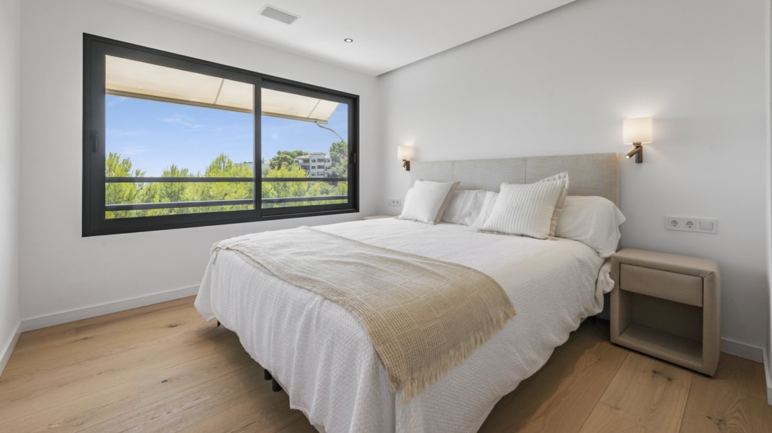 P-4713 Exklusives Penthouse in Cas Catala mit Meerblick: Modernisiert und elegant